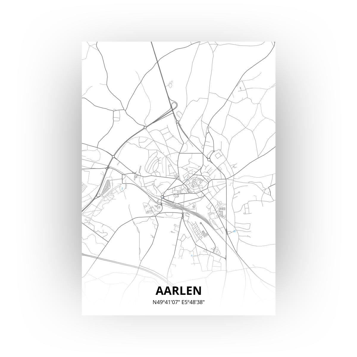 Aarlen poster - Zelf aan te passen!
