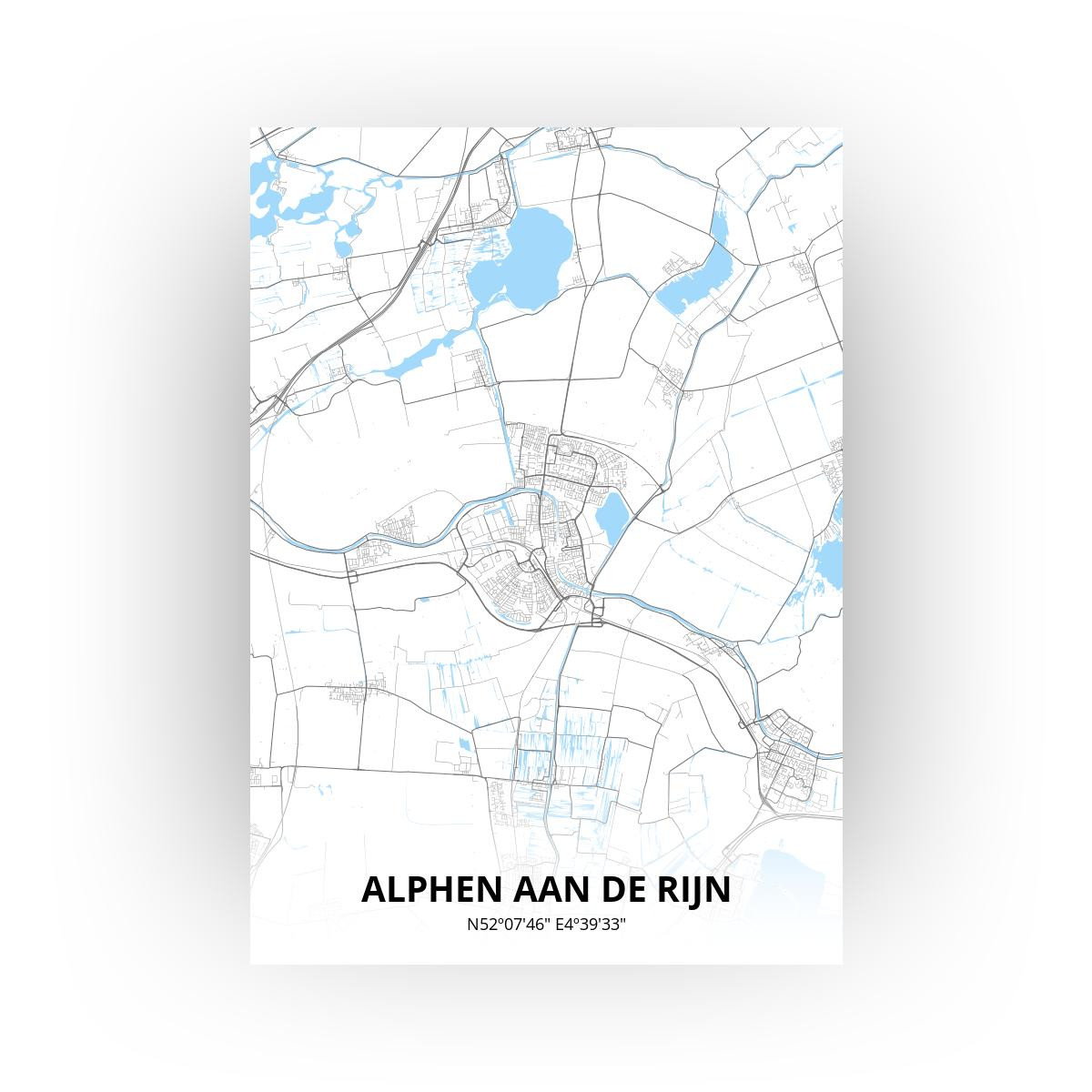 Alphen Aan De Rijn poster - Zelf aan te passen!