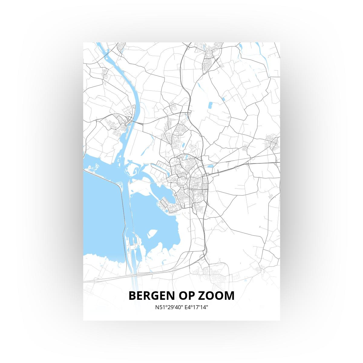 Bergen Op Zoom poster - Zelf aan te passen!