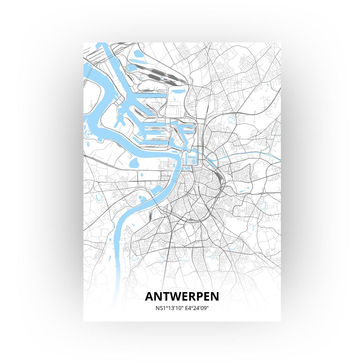 Antwerpen print - Standaard stijl