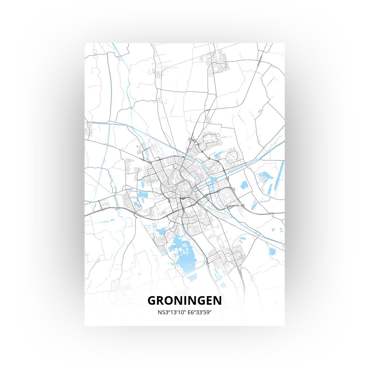 Groningen print - Standaard stijl