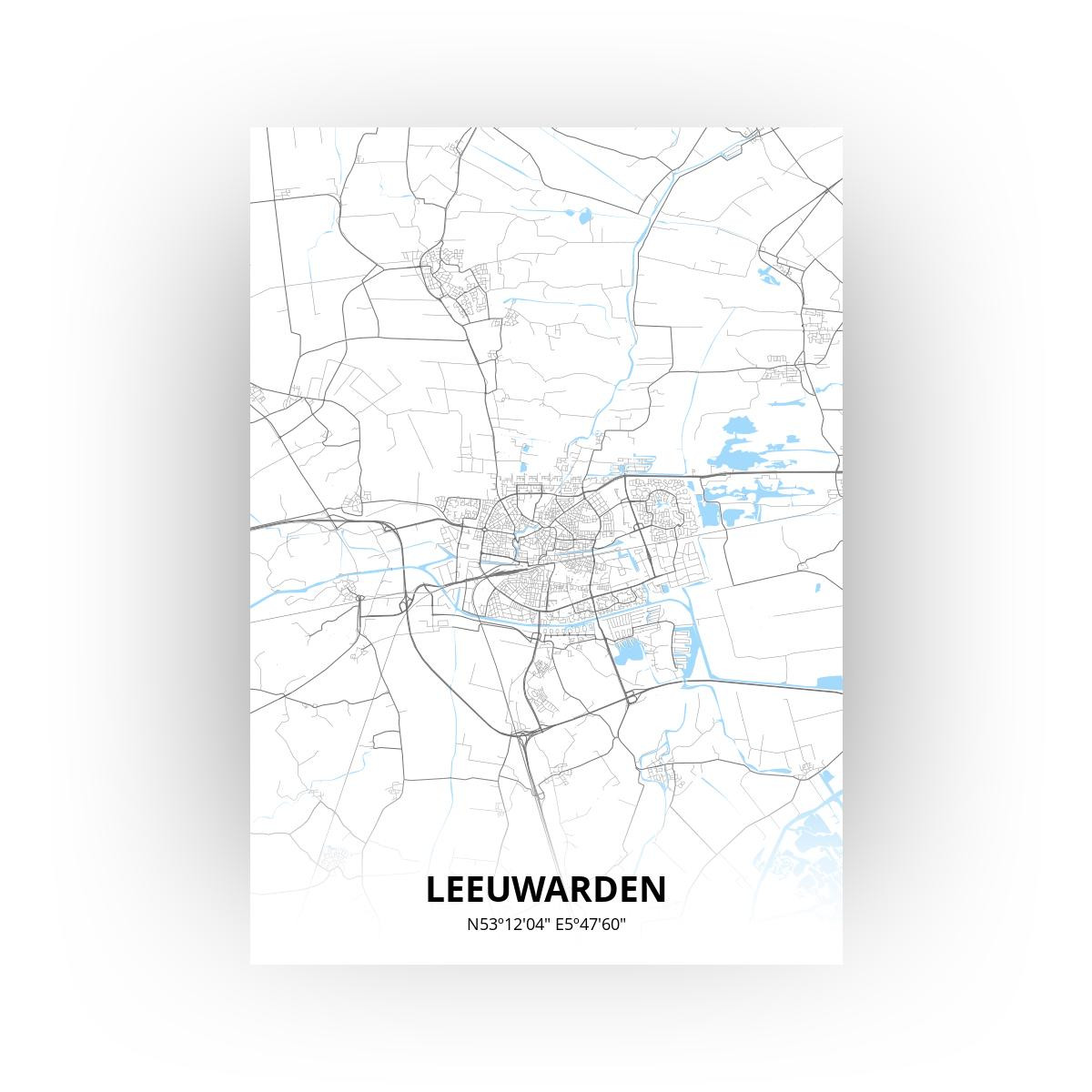 Leeuwarden print - Standaard stijl