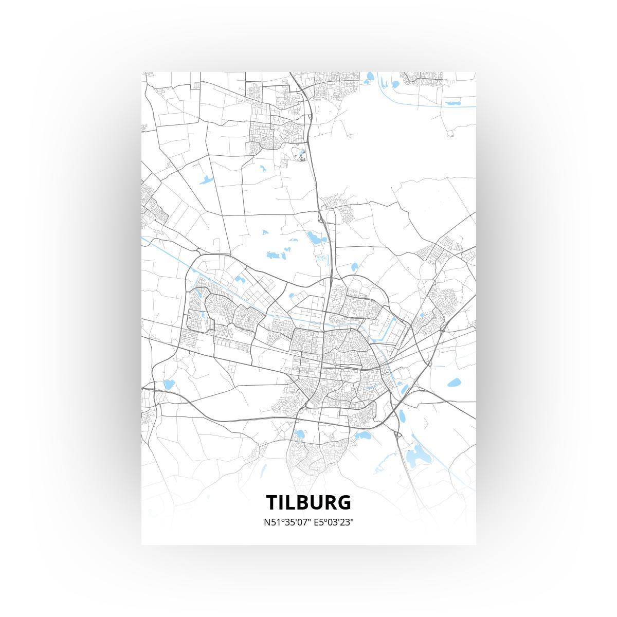 Tilburg print - Standaard stijl