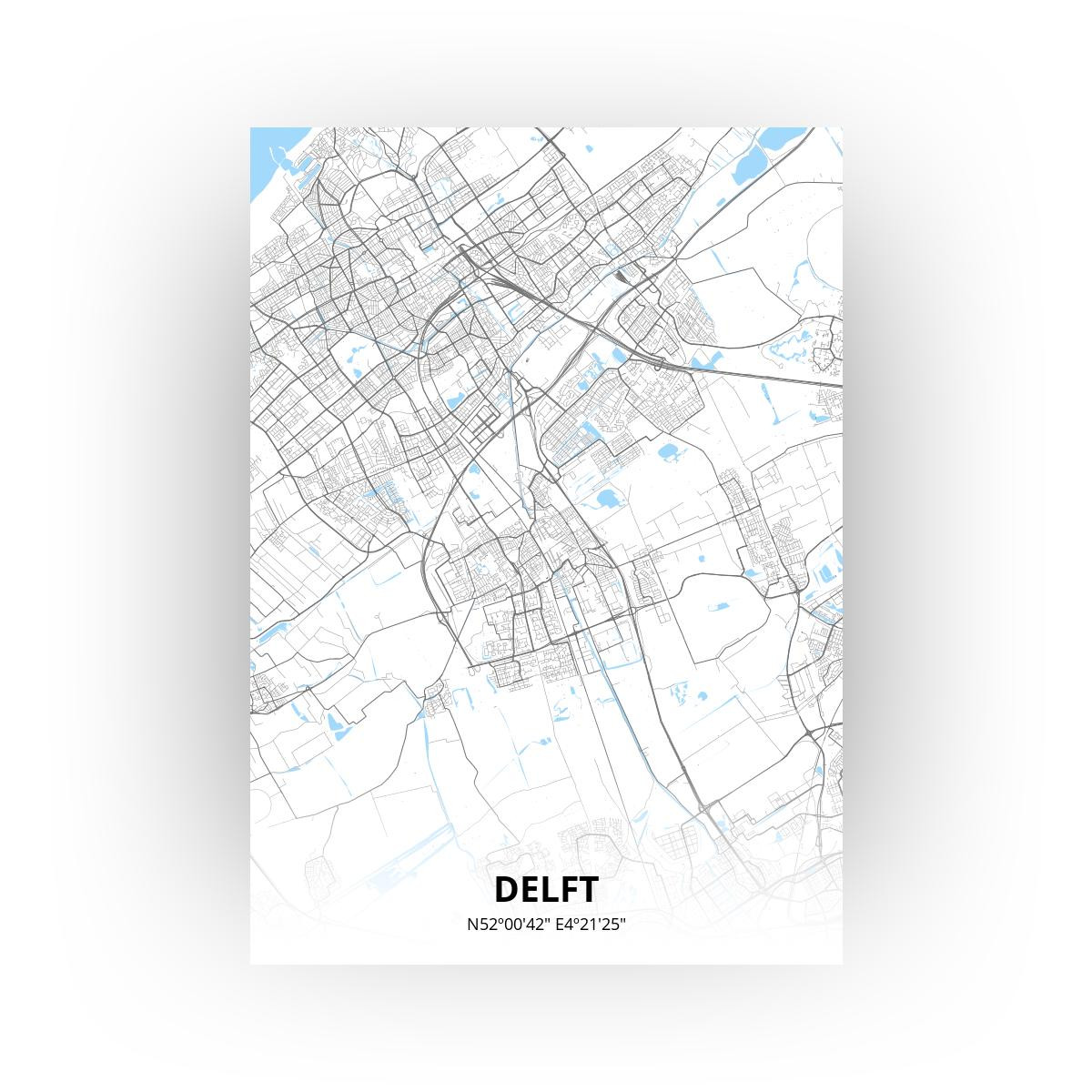 Delft poster - Zelf aan te passen!