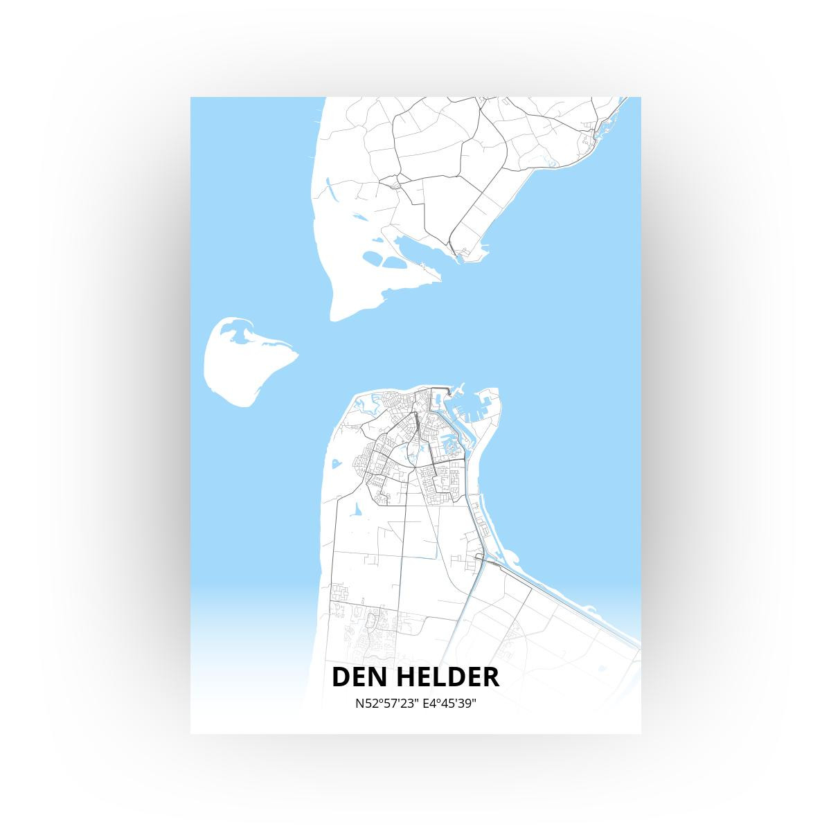 Den Helder poster - Zelf aan te passen!