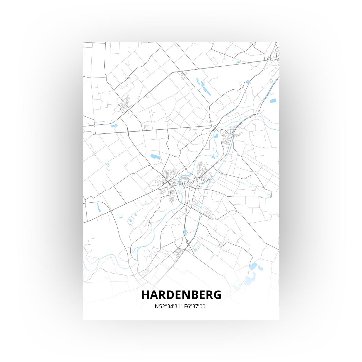 Hardenberg poster - Zelf aan te passen!