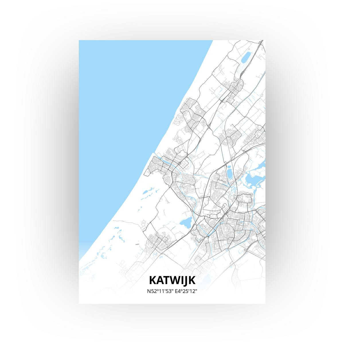 Katwijk poster - Zelf aan te passen!