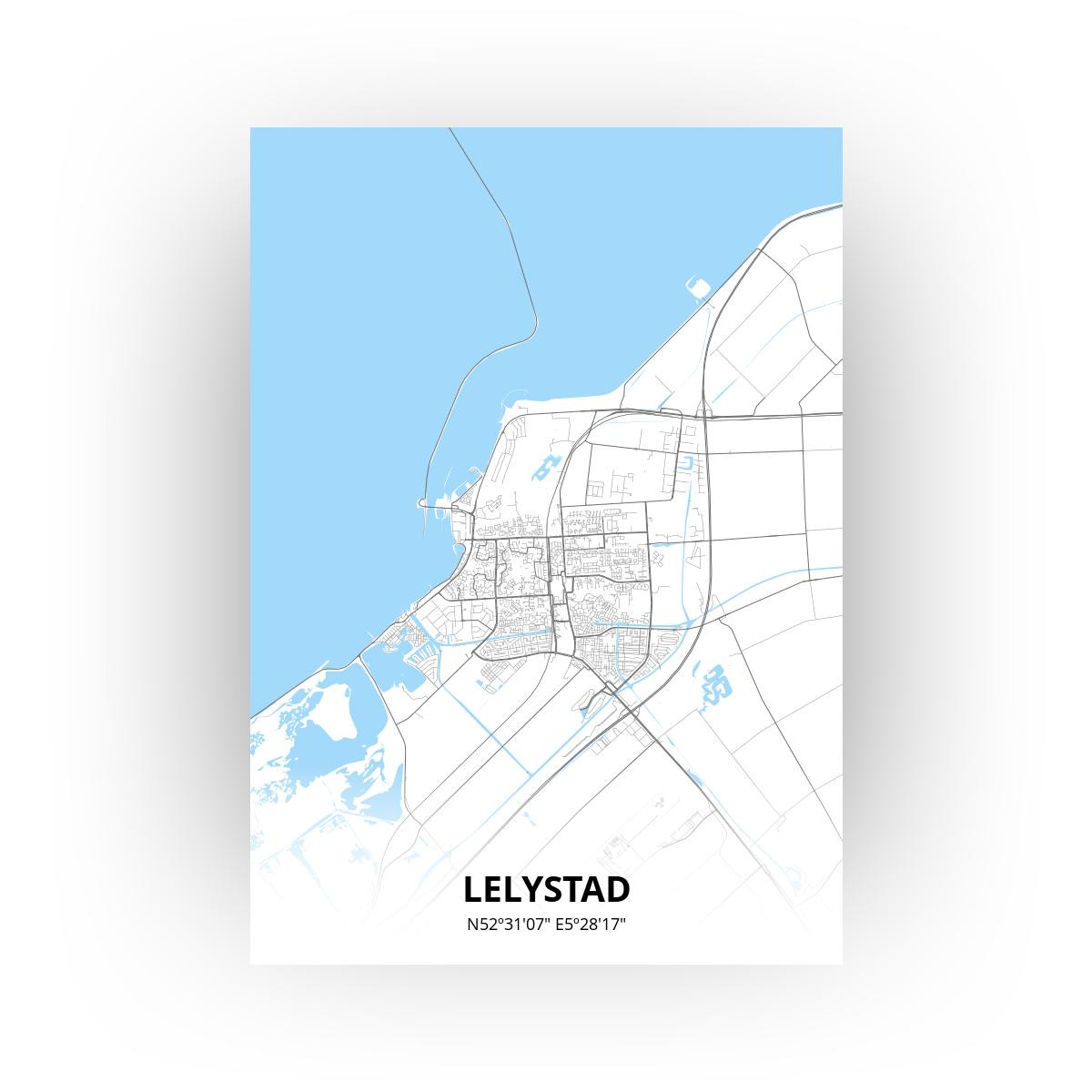 Lelystad poster - Zelf aan te passen!