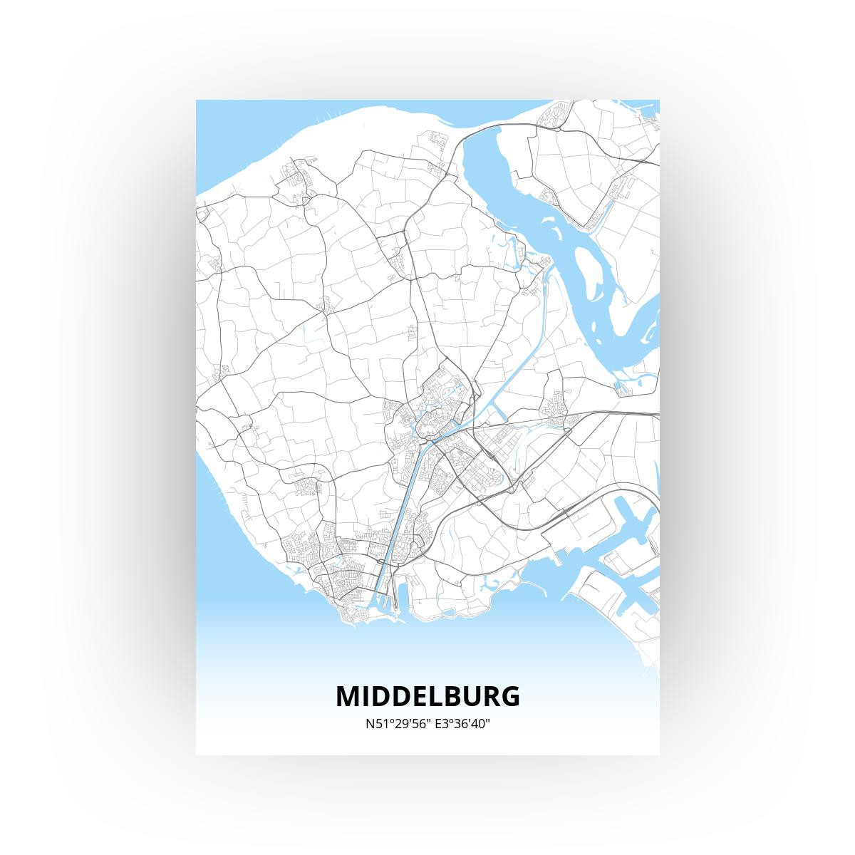 Middelburg poster - Zelf aan te passen!
