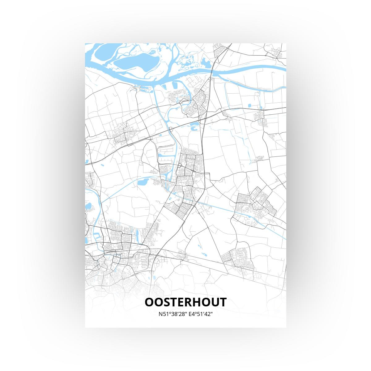 Oosterhout poster - Zelf aan te passen!