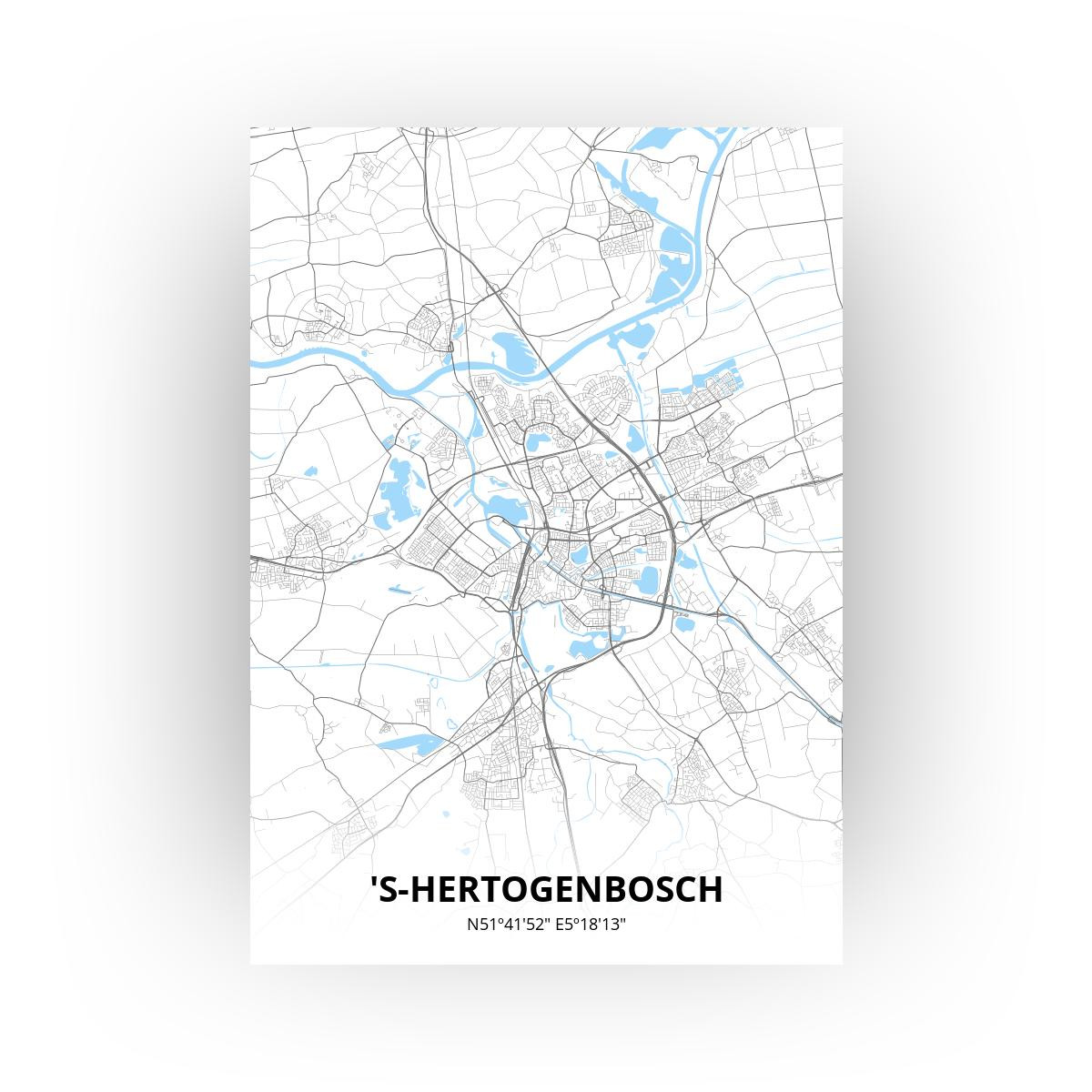 's-Hertogenbosch poster - Zelf aan te passen!