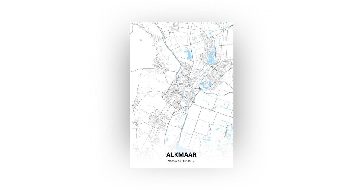 Poster van Alkmaar Printmijnstad 📍