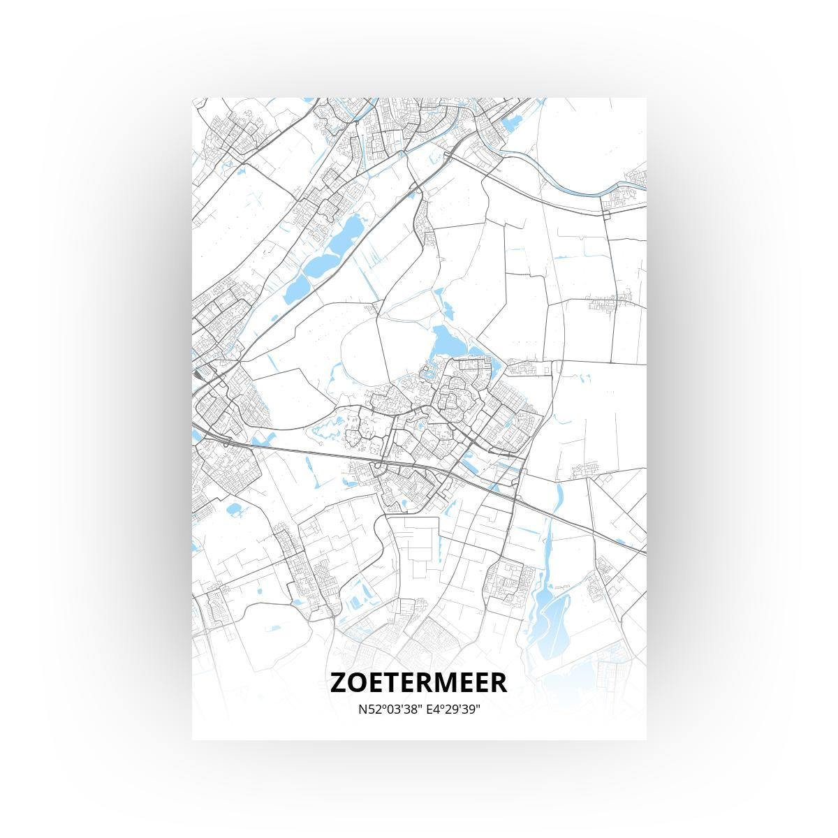Zoetermeer poster - Zelf aan te passen!