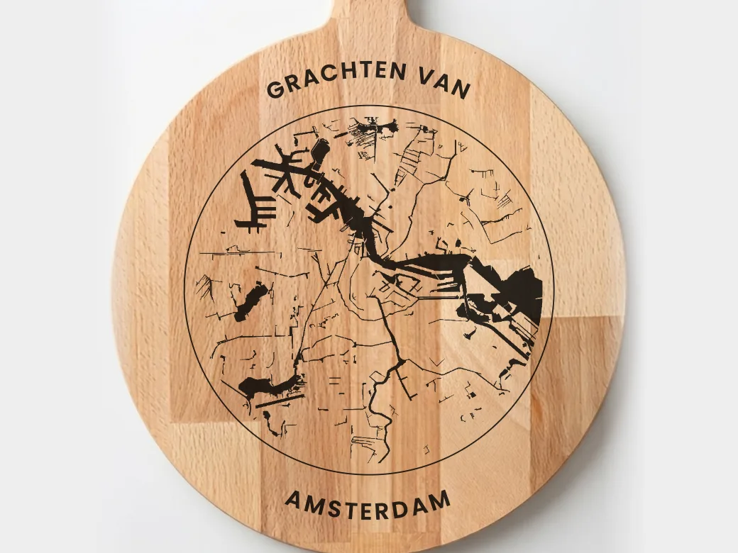 Alleen het water — cirkel met rand