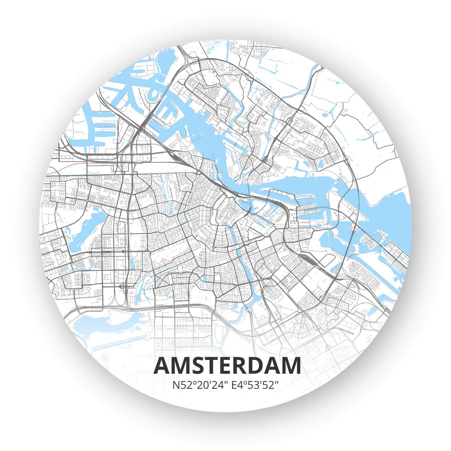 Cirkel Poster van Amsterdam