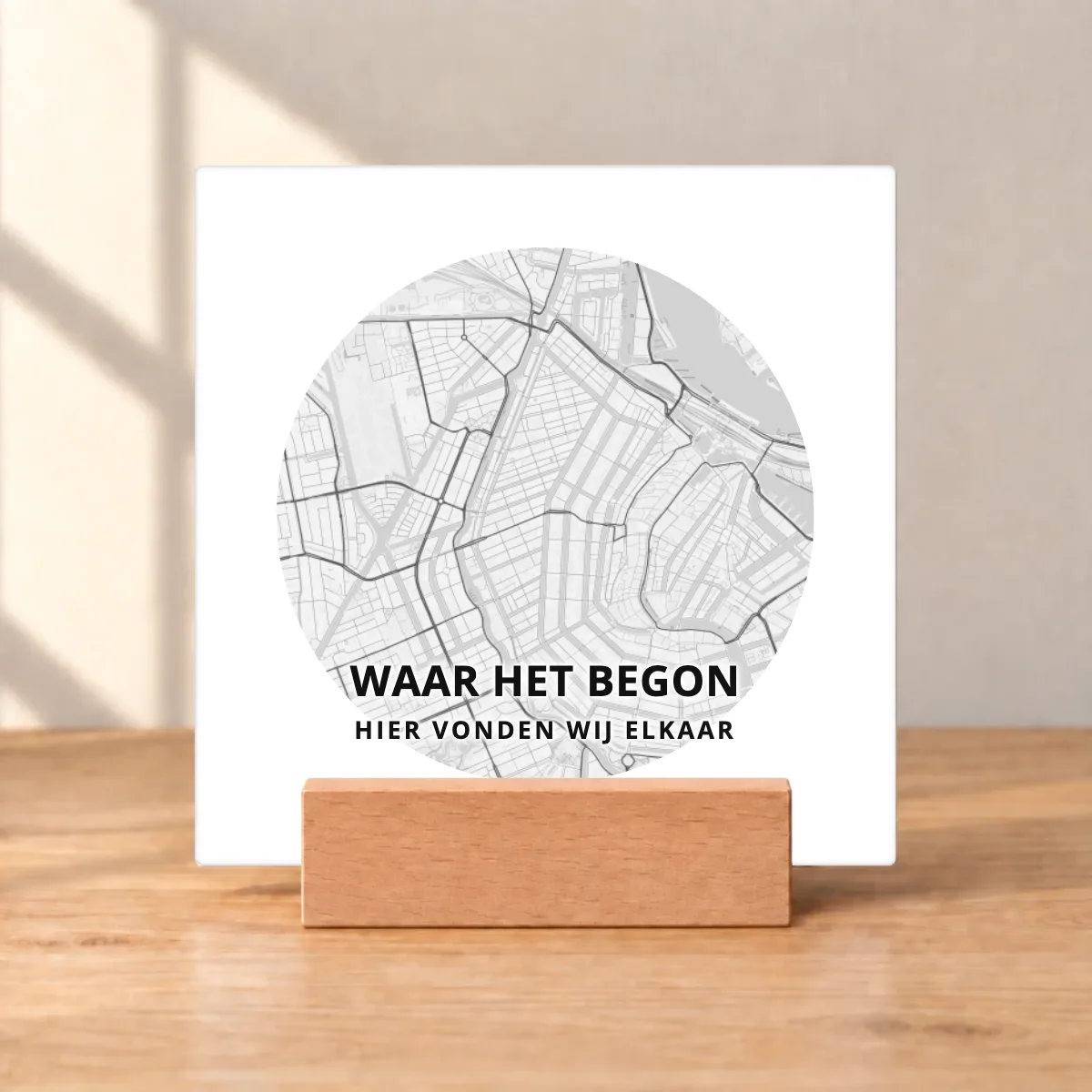 Waar het begon op een tegeltje