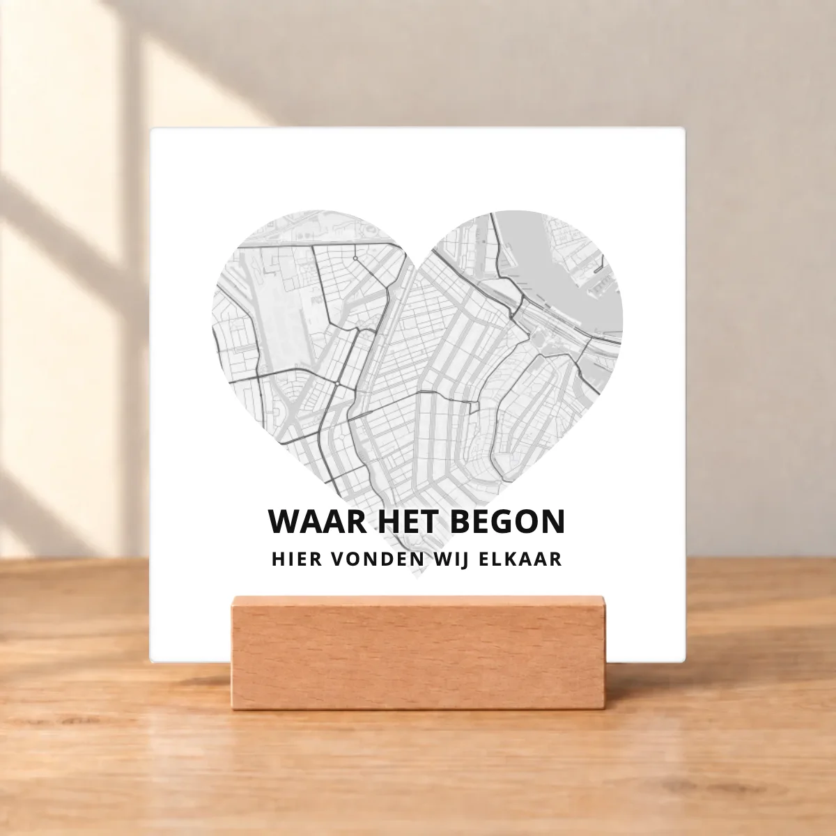 Waar het begon op een tegeltje