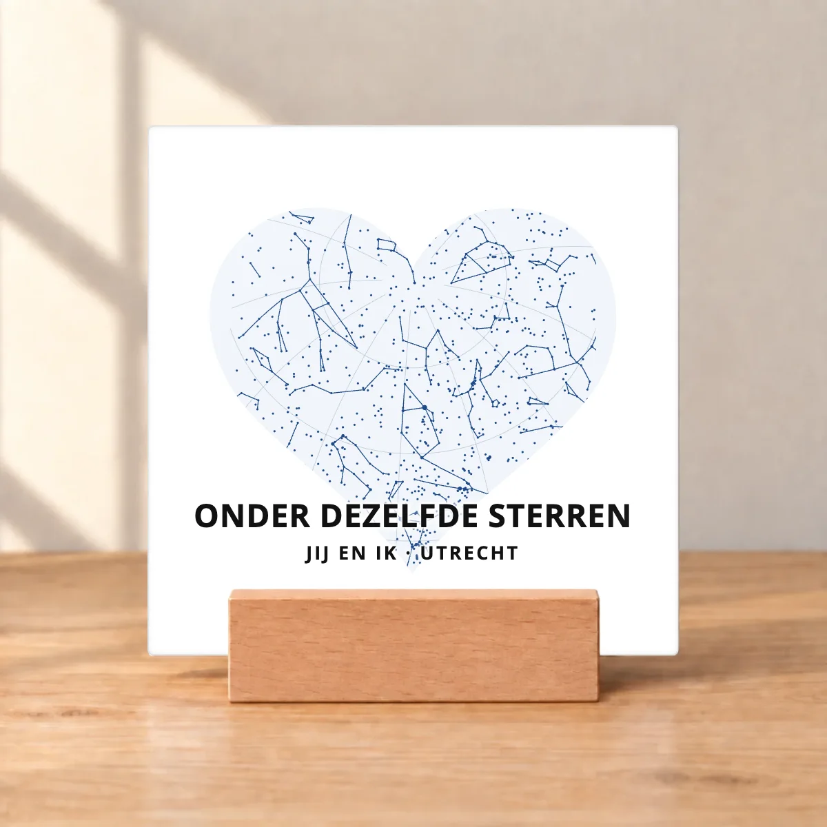 Onder dezelfde sterren op een tegeltje