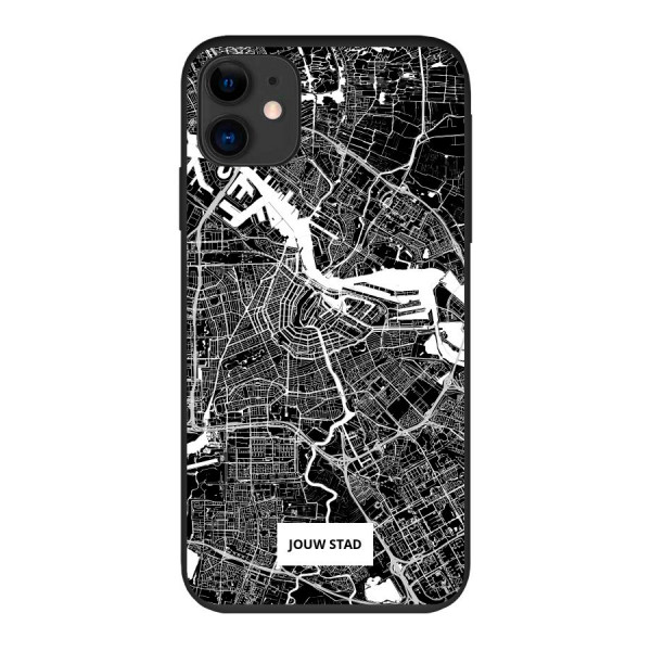 Apple iPhone 11 Biodegradable case (back printed, black)