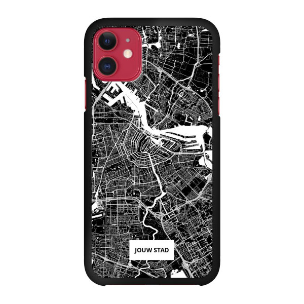 Apple iPhone 11 Hard case (back printed, black)