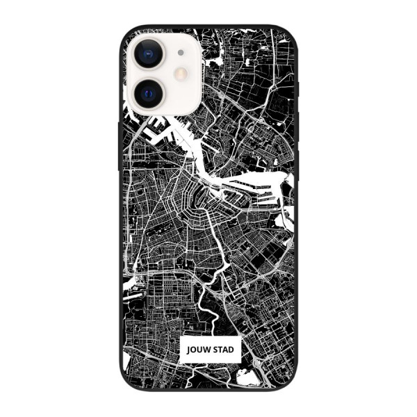 Apple iPhone 12 / iPhone 12 Pro Biodegradable case (back printed, black)