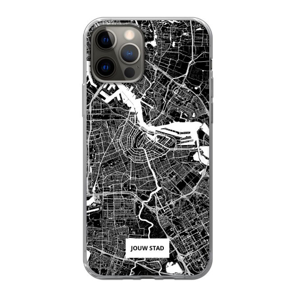 Apple iPhone 12 / iPhone 12 Pro Soft case (back printed, transparent)