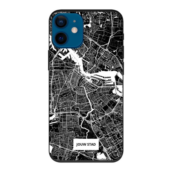 Apple iPhone 12 mini Biodegradable case (back printed, black)