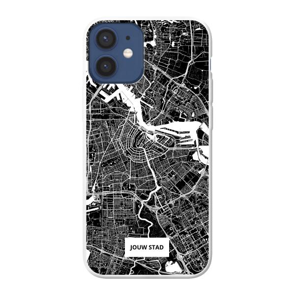 Apple iPhone 12 Pro Max case (back printed, white)