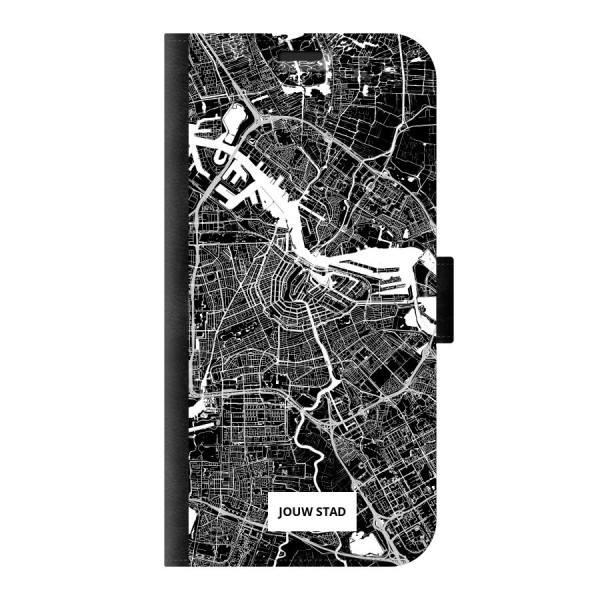 Apple iPhone 12 Pro Max Wallet case (front printed, black)