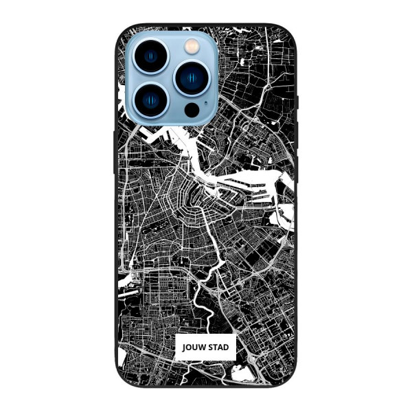 Apple iPhone 13 Pro Max Biodegradable case (back printed, black)