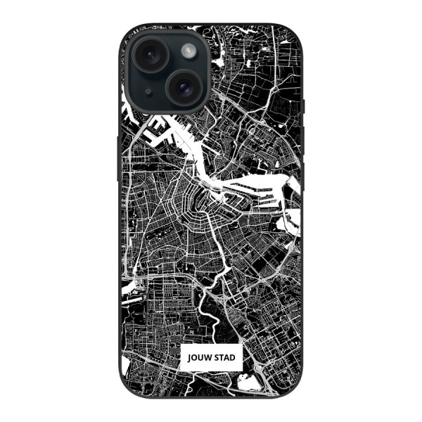 Apple iPhone 15 Biodegradable case (back printed, black)