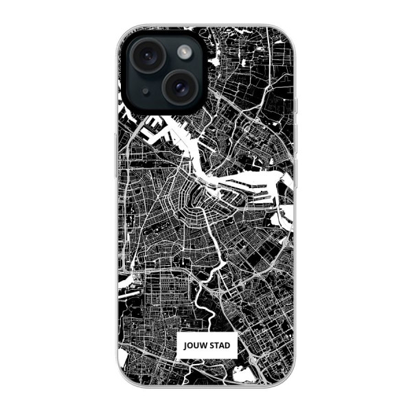 Apple iPhone 15 Hybrid case with MagSafe (back printed, transparent)