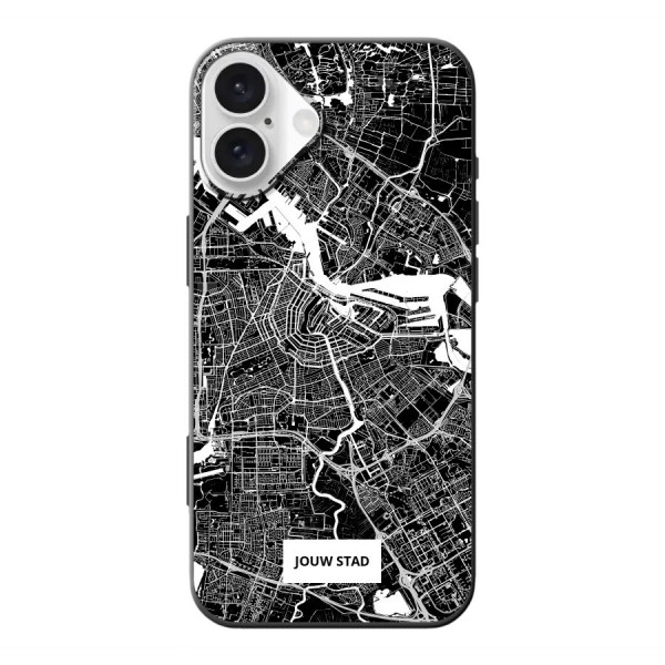 Apple iPhone 16 Biodegradable case (back printed, black)