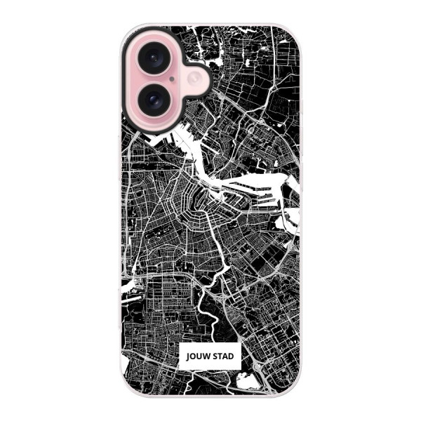 Apple iPhone 16 Hybrid case with MagSafe (back printed, transparent)