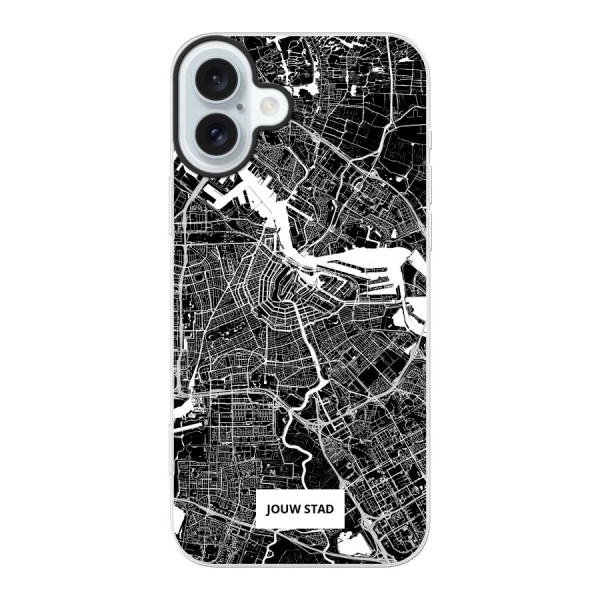 Apple iPhone 16 Plus Hybrid case with MagSafe (back printed, transparent)