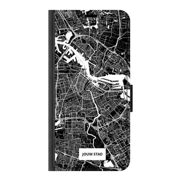 Apple iPhone 17 Air Wallet case (front printed, black)