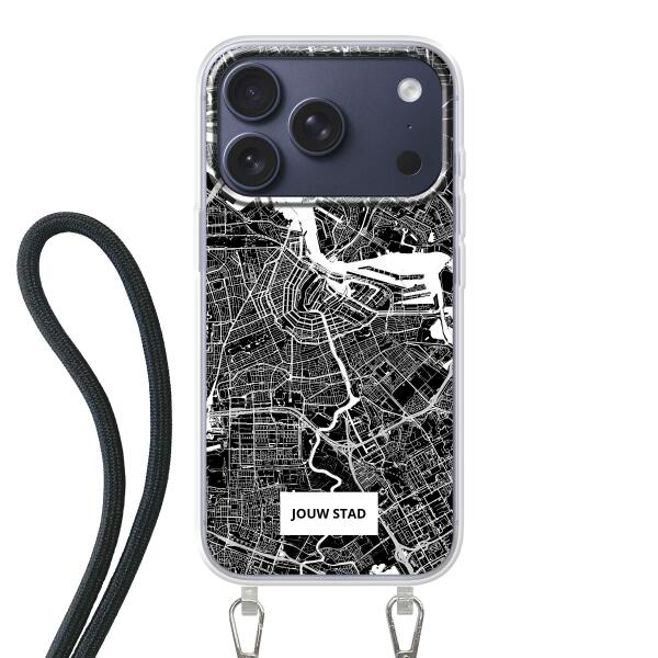 Apple iPhone 18 Pro Crossbody case (back printed, transparent)