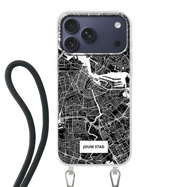Apple iPhone 18 Pro Max Crossbody case (back printed, transparent)