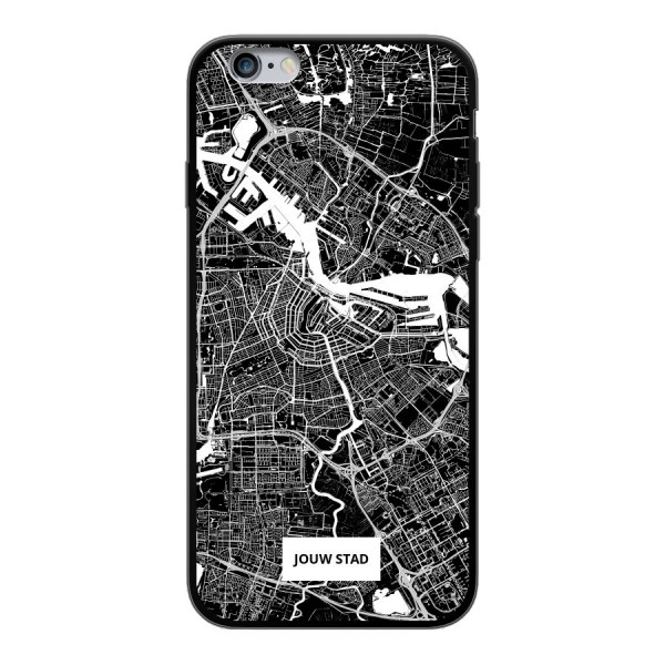 Apple iPhone 6 / 6s Soft case (back printed, black)