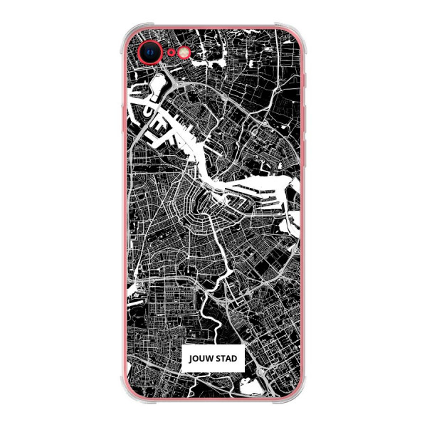 Apple iPhone 7 / 8 / SE (2020) Bumper case (back printed, transparent)