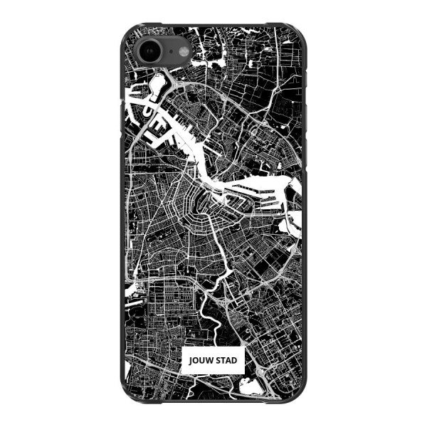 Apple iPhone 7 / 8 / SE (2020) Hard case (back printed, black)