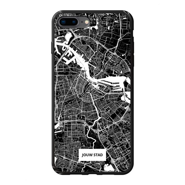 Apple iPhone 7 Plus / 8 Plus Soft case (back printed, black)