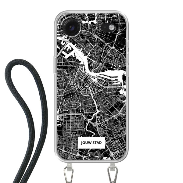 Apple iPhone Air Crossbody case (back printed, transparent)