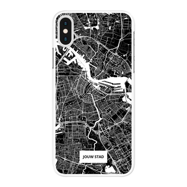 Apple iPhone X / Xs Hard case (back printed, transparent)