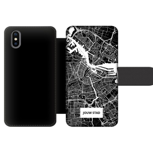 Apple iPhone X / Xs Wallet case (front printed)
