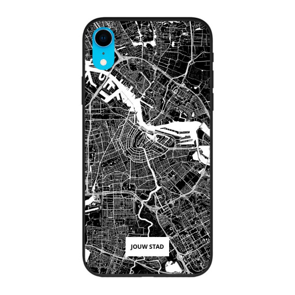 Apple iPhone Xr Biodegradable case (back printed, black)