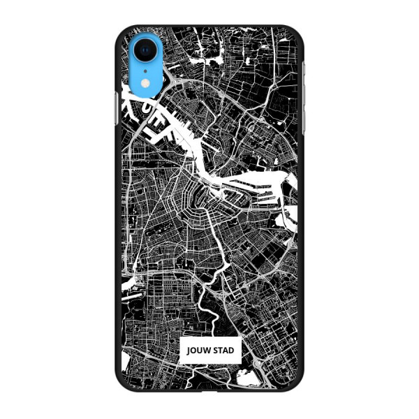 Apple iPhone Xr Hard case (back printed, black)