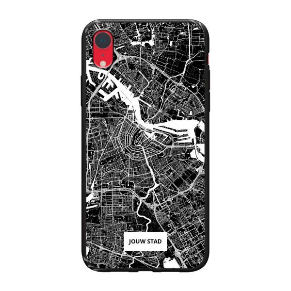 Apple iPhone Xr Soft case (back printed, black)