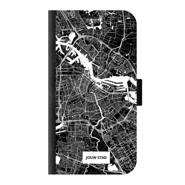 Apple iPhone Xr Wallet case (front printed, black)