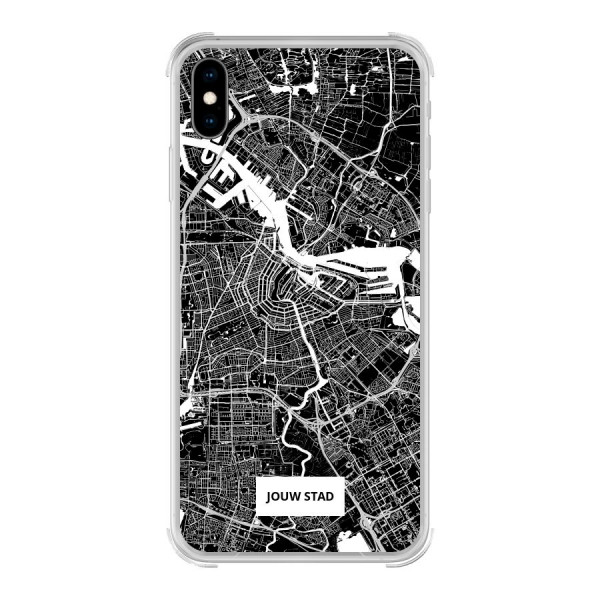 Apple iPhone Xs Max Bumper case (back printed, transparent)